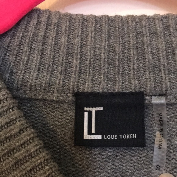 Love Token Elbow Cutout Sweater - Picture 3 of 4
